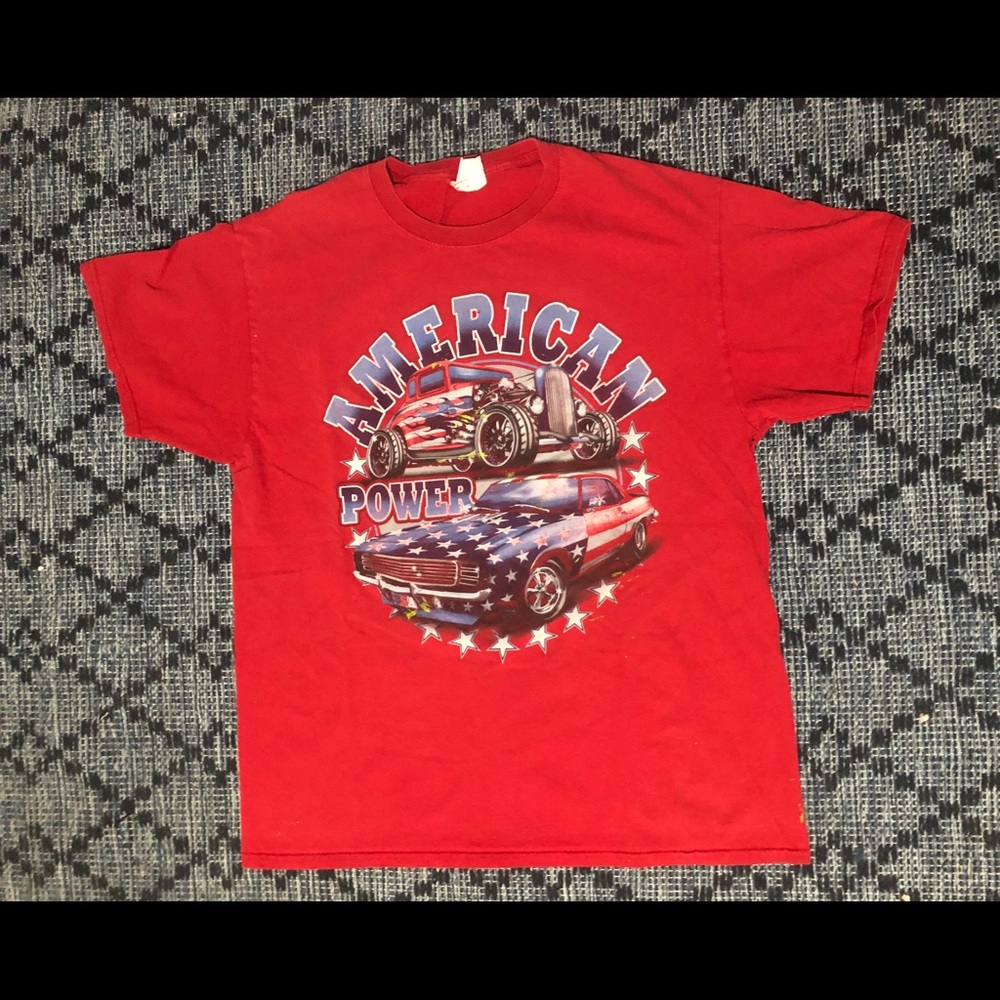 Vintage drag racing tee.